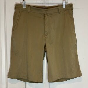 Nike Golf Dri-Fit Tour Performance Flat Front Shorts Tan 32